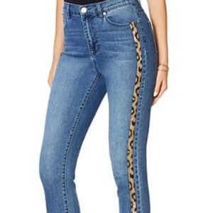 DG2 Sequin Leopard stripe Jeans size 12